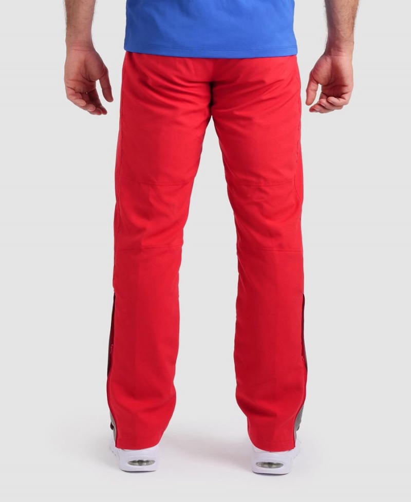 Pantalon Arena Team Sports Panel Rouge Femme | NIZ-31958652