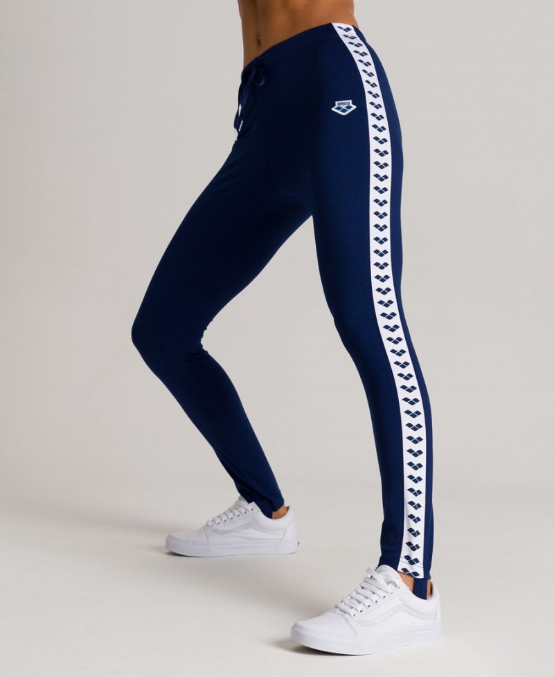 Pantalon Arena Caroline Team Bleu Marine Blanche Femme | QRM-94090684