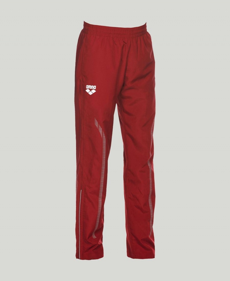 Pantalon Arena Team Line Warm-Up Rouge Femme | XYX-79553377