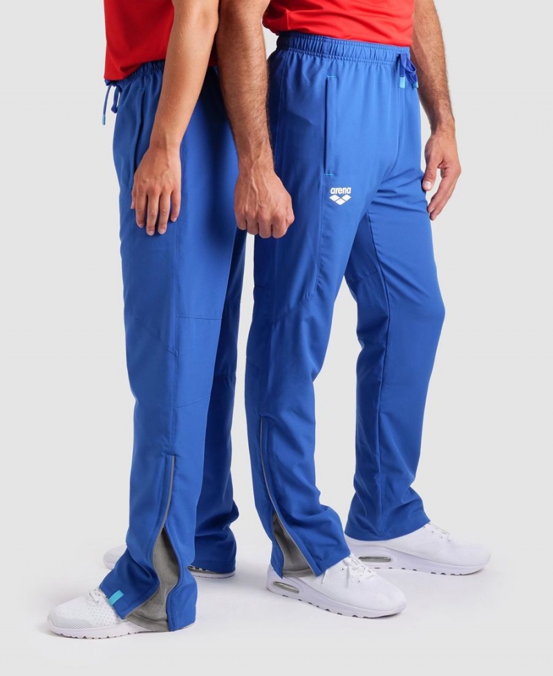 Pantalon Arena Team Sports Panel Bleu Femme | UZC-30112875