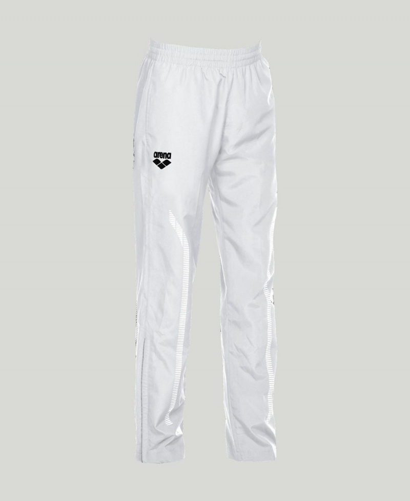 Pantalon Arena Team Line Warm-Up Blanche Femme | CFV-87088121