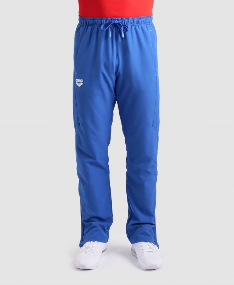 Pantalon Arena Team Sports Panel Bleu Femme | UZC-30112875