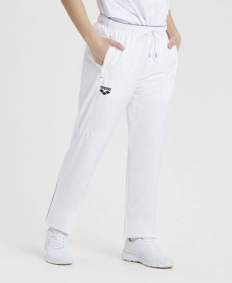 Pantalon Arena Team Sports Panel Blanche Femme | ZCF-37414094