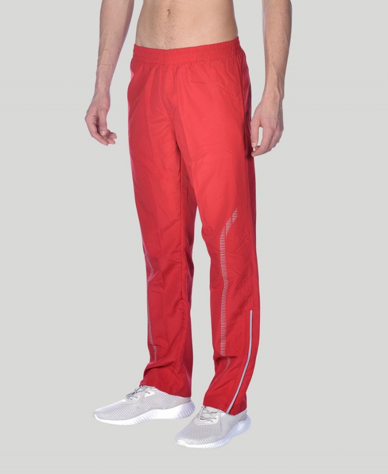 Pantalon Arena Team Line Warm-Up Rouge Femme | XYX-79553377