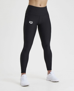 Leggings Arena Team Long Panel Noir Femme | OPD-49356477