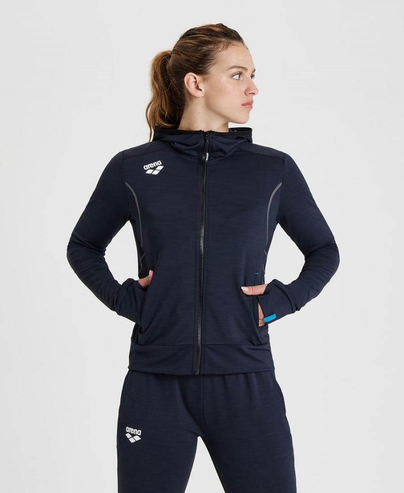 Veste Arena Encapuchonné Sport Spacer Noir Femme | CNE-55432645