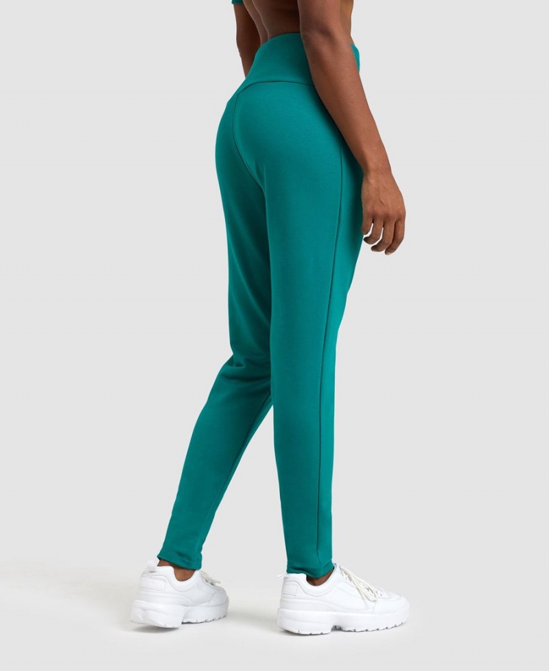 Pantalon Arena Fleece Solid Vert Femme | TFF-71051992