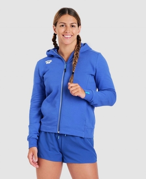 Veste Arena Team Encapuchonné Panel Bleu Femme | WLN-11447853