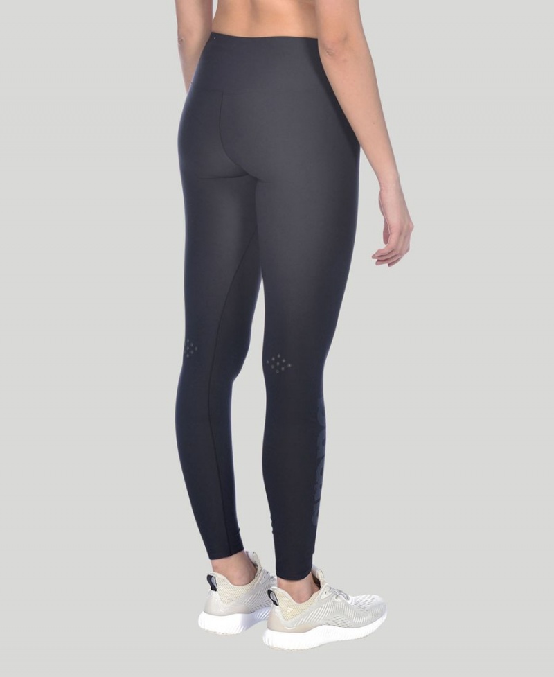 Leggings Arena A-One Long Noir Femme | ORL-60052591