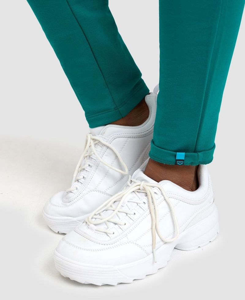 Pantalon Arena Fleece Solid Vert Femme | TFF-71051992