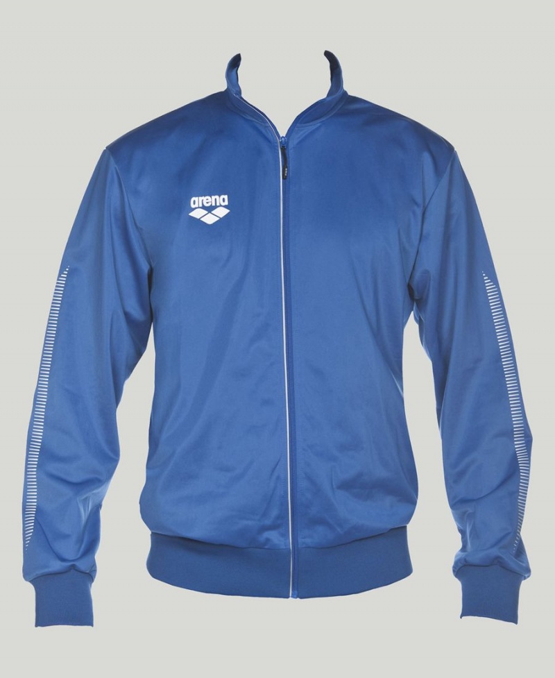 Veste Arena Team Line Tricoté Poly Bleu Femme | UAO-79125075