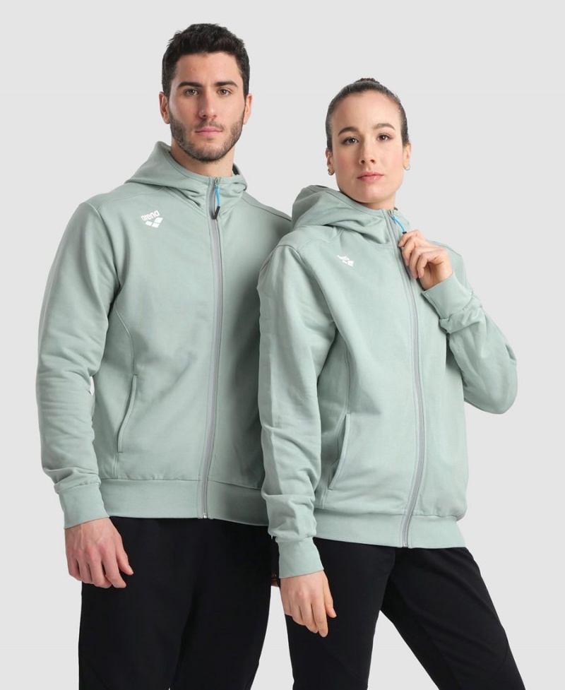 Veste Arena Team Encapuchonné Panel Vert Femme | BPR-23904111