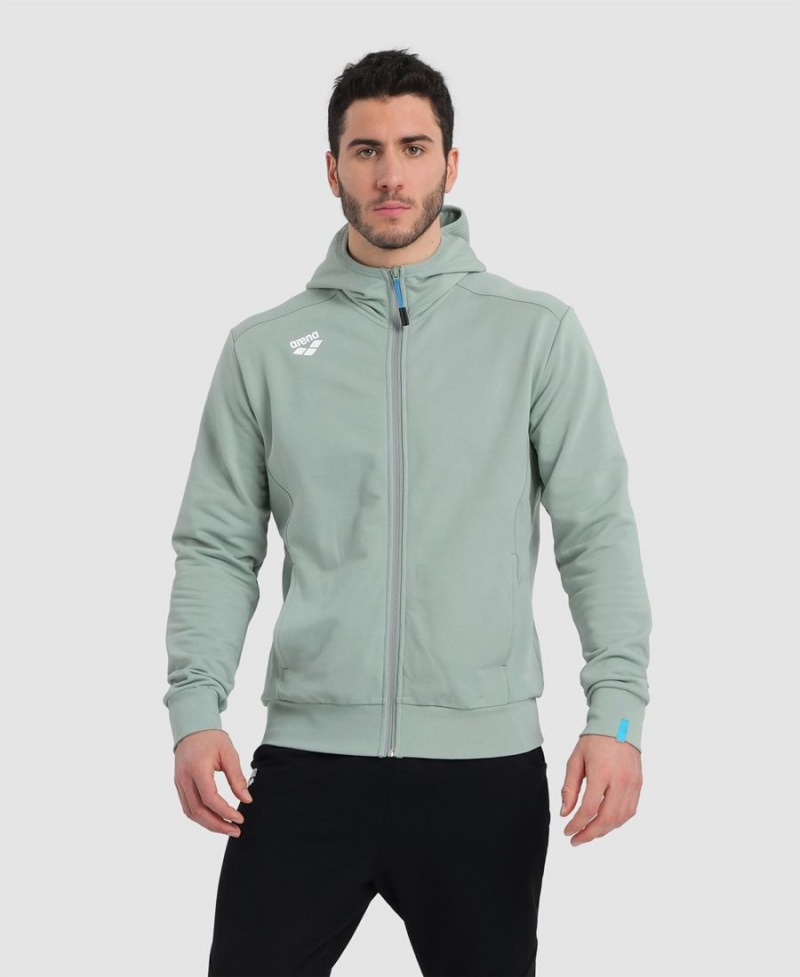 Veste Arena Team Encapuchonné Panel Vert Femme | BPR-23904111