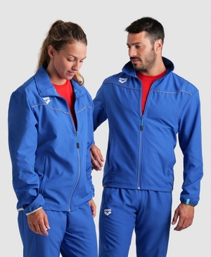 Veste Arena Team Sports Panel Bleu Femme | CZN-75888164