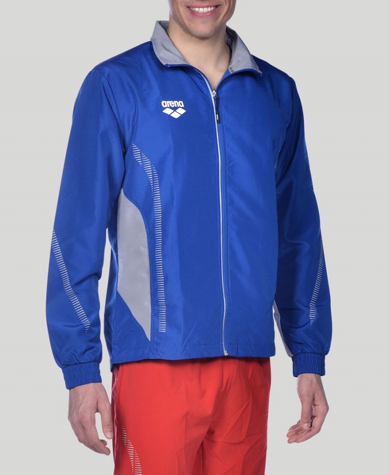 Veste Arena Team Line Warm-Up Bleu Femme | TYN-51791867