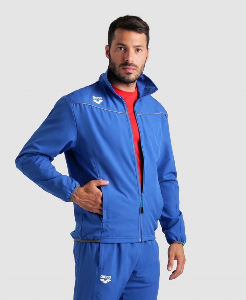 Veste Arena Team Sports Panel Bleu Femme | CZN-75888164