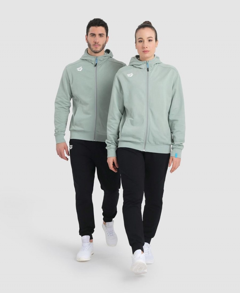 Veste Arena Team Encapuchonné Panel Vert Femme | BPR-23904111