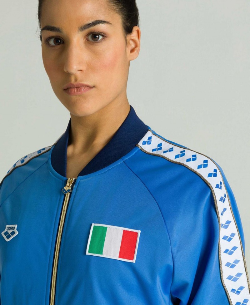 Veste Arena Relax IV Nations Team Bleu Femme | YCS-59935550