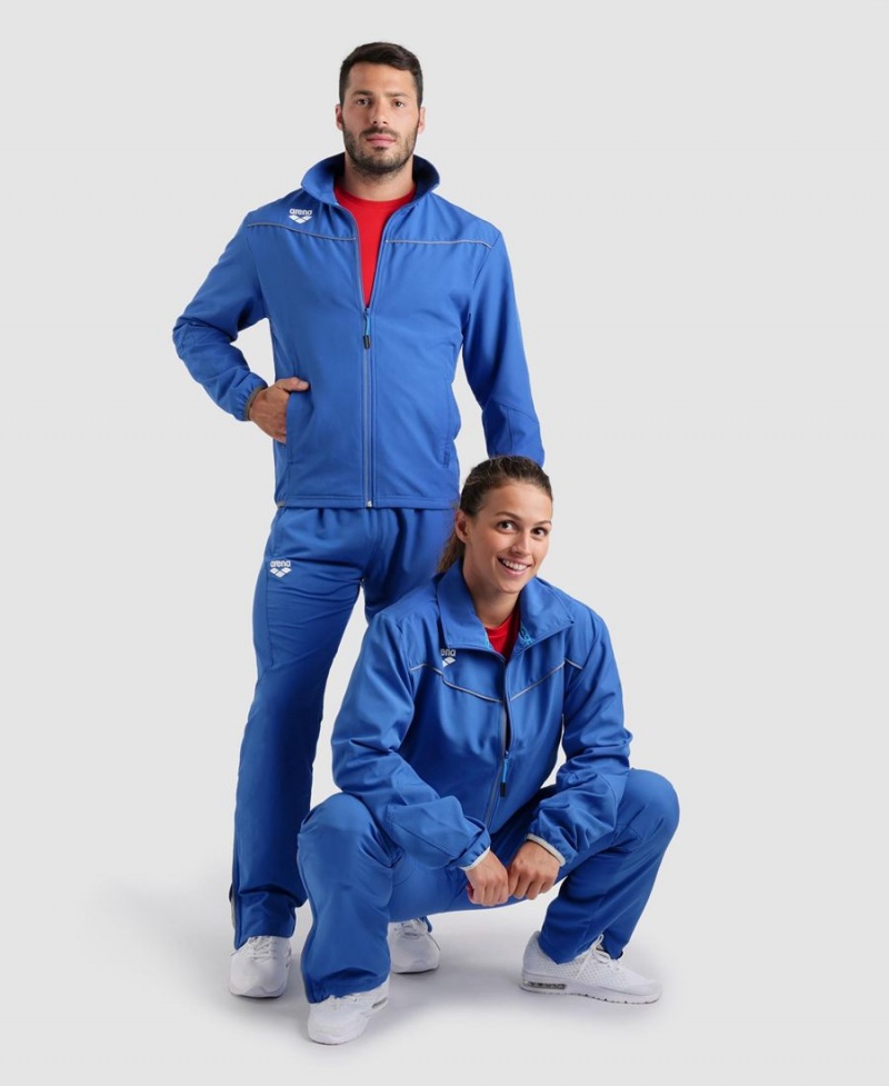 Veste Arena Team Sports Panel Bleu Femme | CZN-75888164