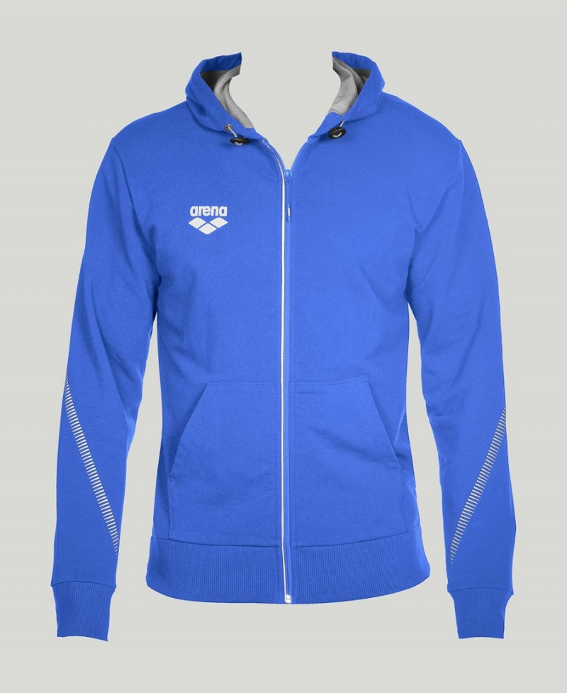 Veste Arena Team Line Encapuchonné Bleu Femme | GGC-27178129