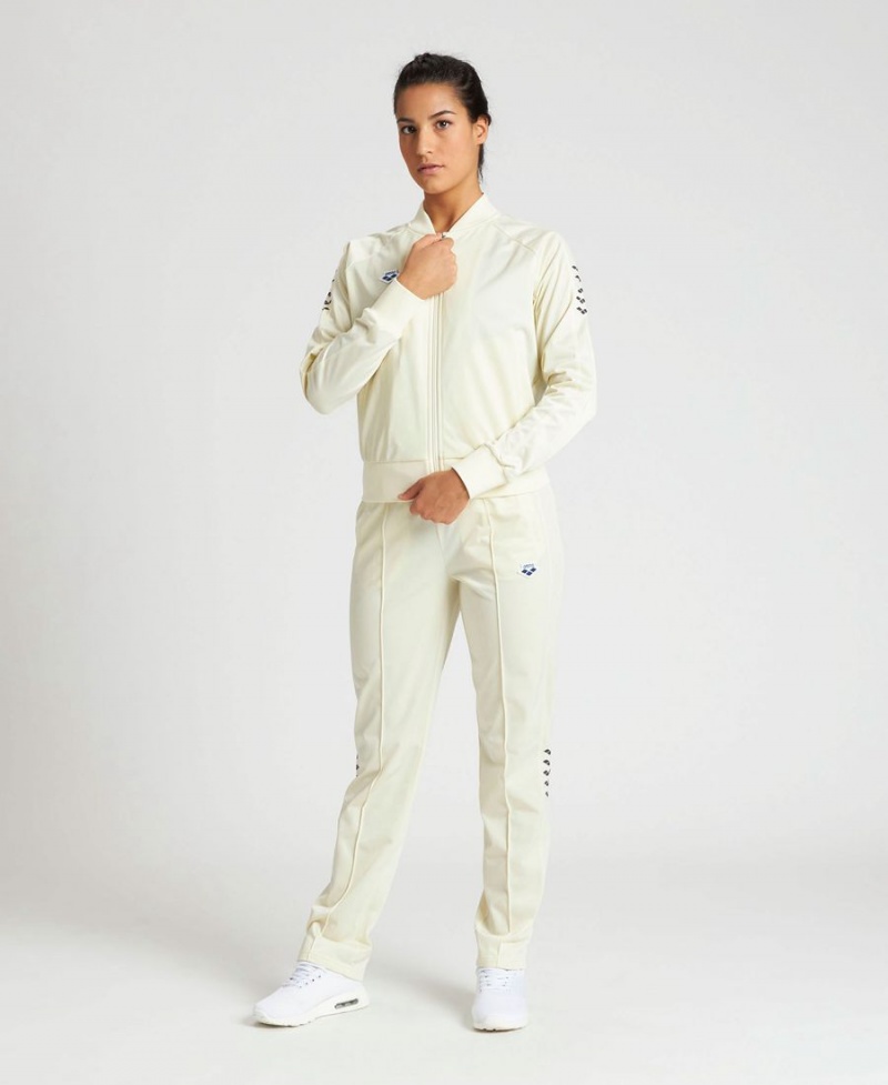 Veste Arena Relax IV Team Full-Zip Blanche Femme | EWM-28516344