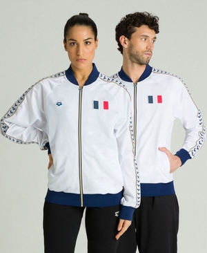 Veste Arena Relax IV Nations Team Blanche Femme | QJA-00848665