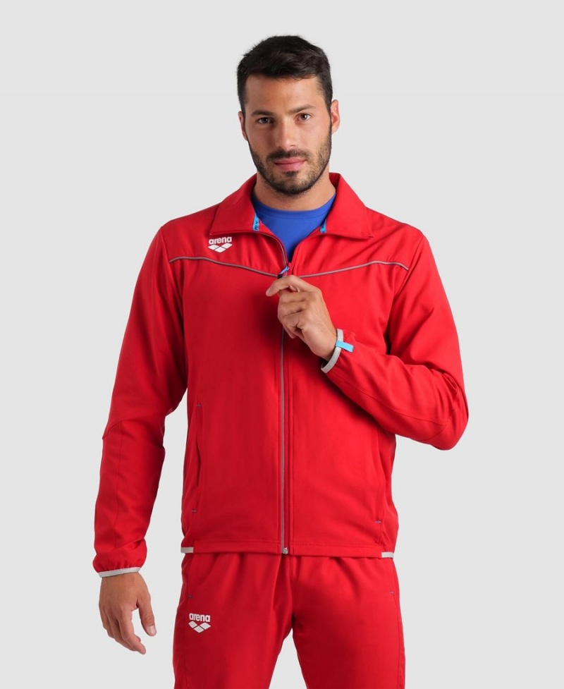 Veste Arena Team Sports Panel Rouge Femme | FFP-21147769