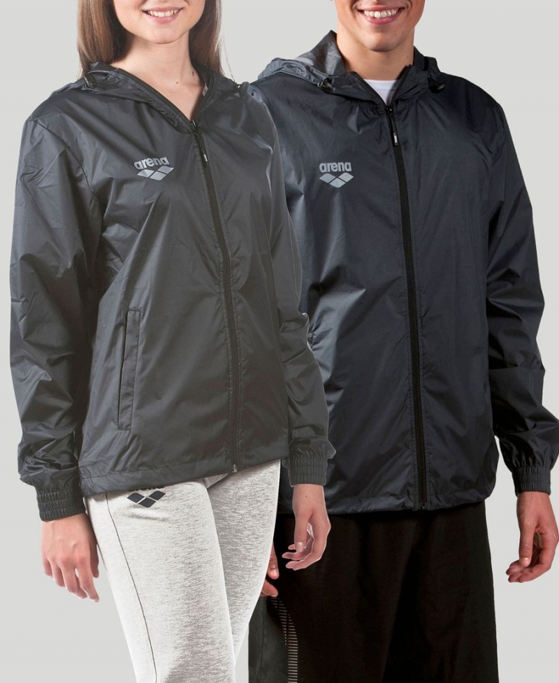 Veste Arena Team Line Ripstop Windbreaker Grise Femme | SKZ-05590268