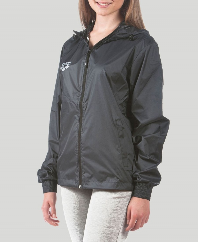 Veste Arena Team Line Ripstop Windbreaker Grise Femme | SKZ-05590268