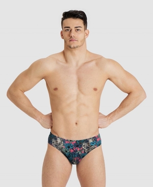 Slip de Bain Arena Drew Kibler Collection Bleu Multicolore Homme | ZUK-43432290