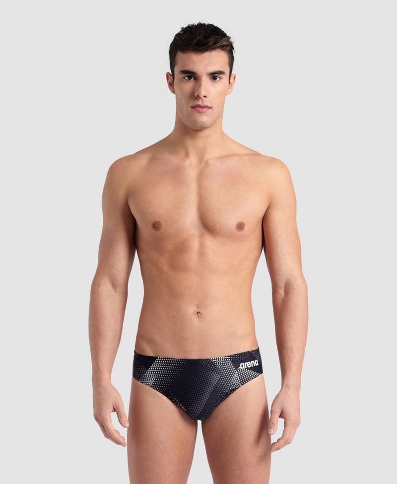 Slip de Bain Arena Halftone Noir Blanche Homme | JEB-73895753