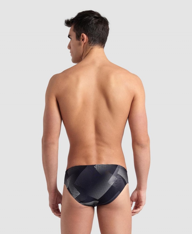 Slip de Bain Arena Halftone Noir Blanche Homme | JEB-73895753