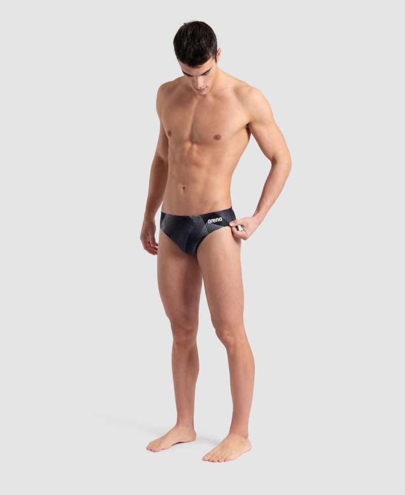 Slip de Bain Arena Halftone Noir Blanche Homme | JEB-73895753