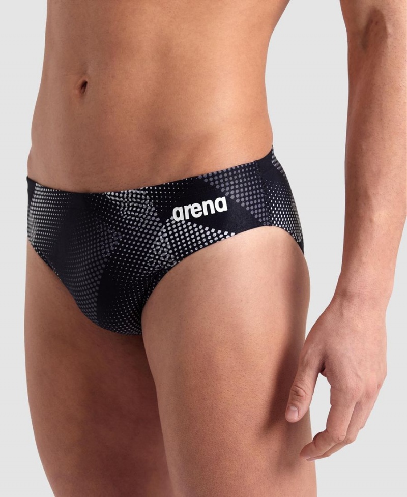 Slip de Bain Arena Halftone Noir Blanche Homme | JEB-73895753