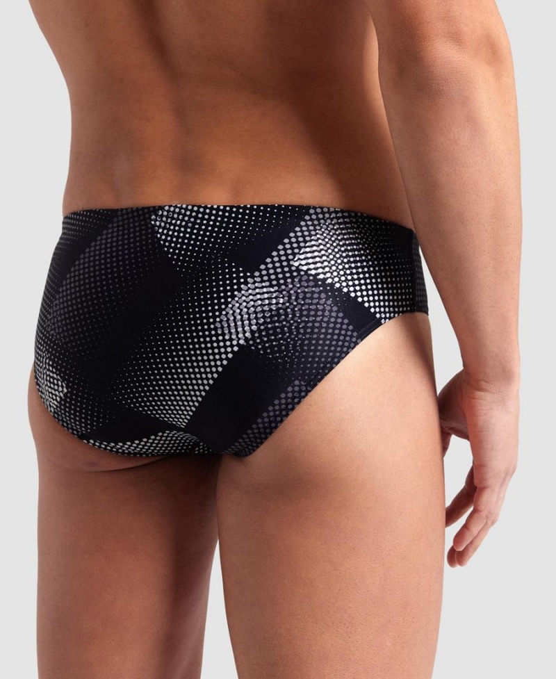 Slip de Bain Arena Halftone Noir Blanche Homme | JEB-73895753