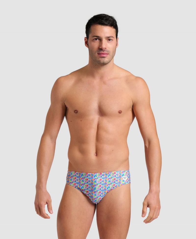 Slip de Bain Arena Starfish Blanche Multicolore Homme | AHW-30987260