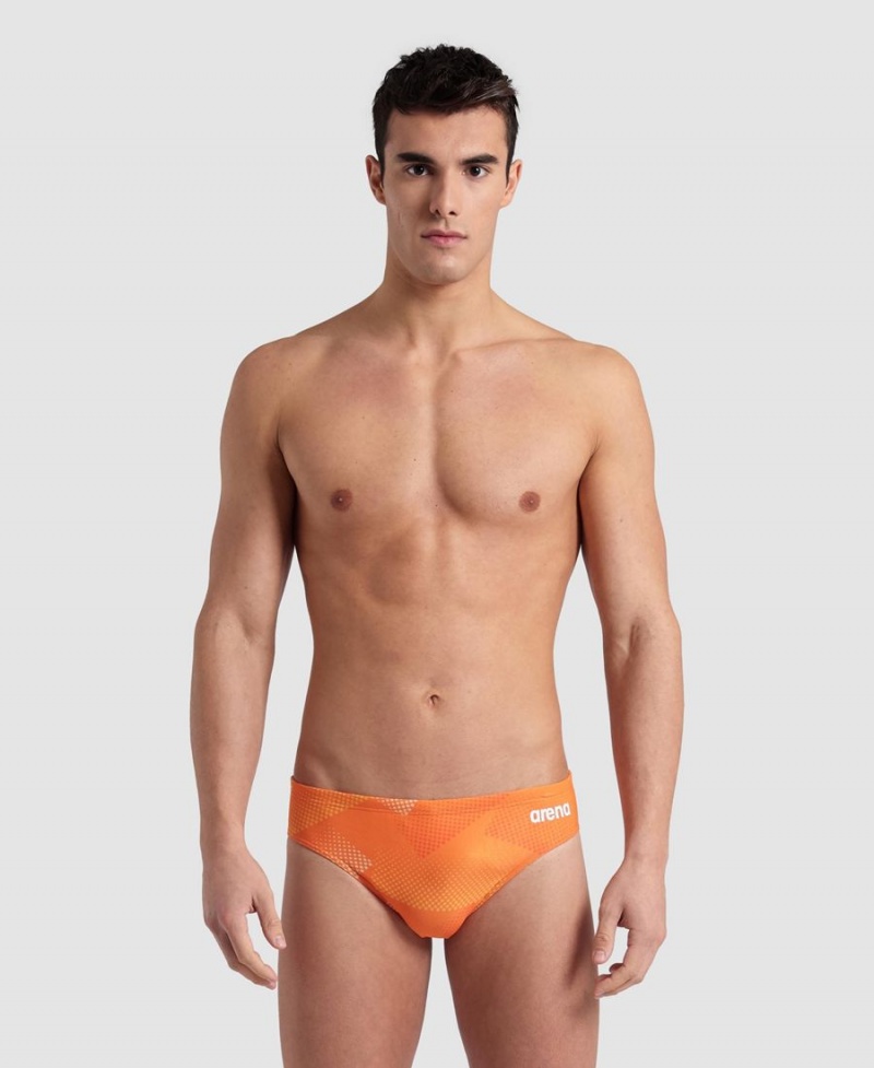 Slip de Bain Arena Halftone Orange Homme | VLP-74618269