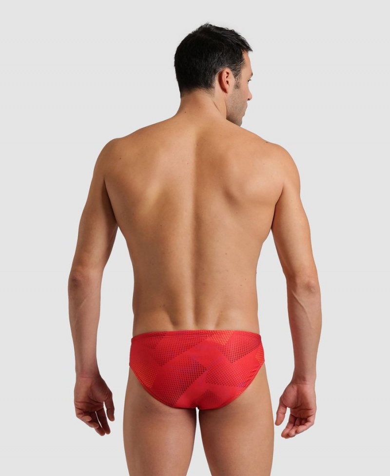 Slip de Bain Arena Halftone Rouge Homme | SER-67463481