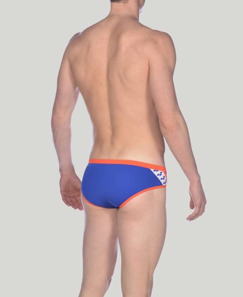 Slip de Bain Arena Team Stripe Bleu Rouge Homme | WGR-45516285