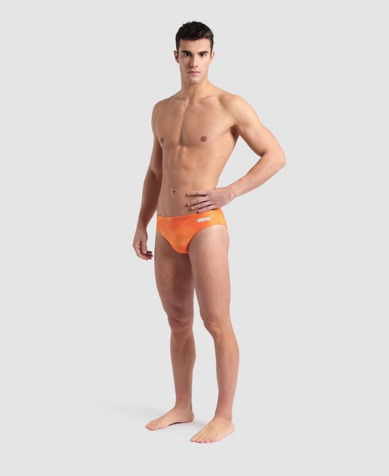 Slip de Bain Arena Halftone Orange Homme | VLP-74618269