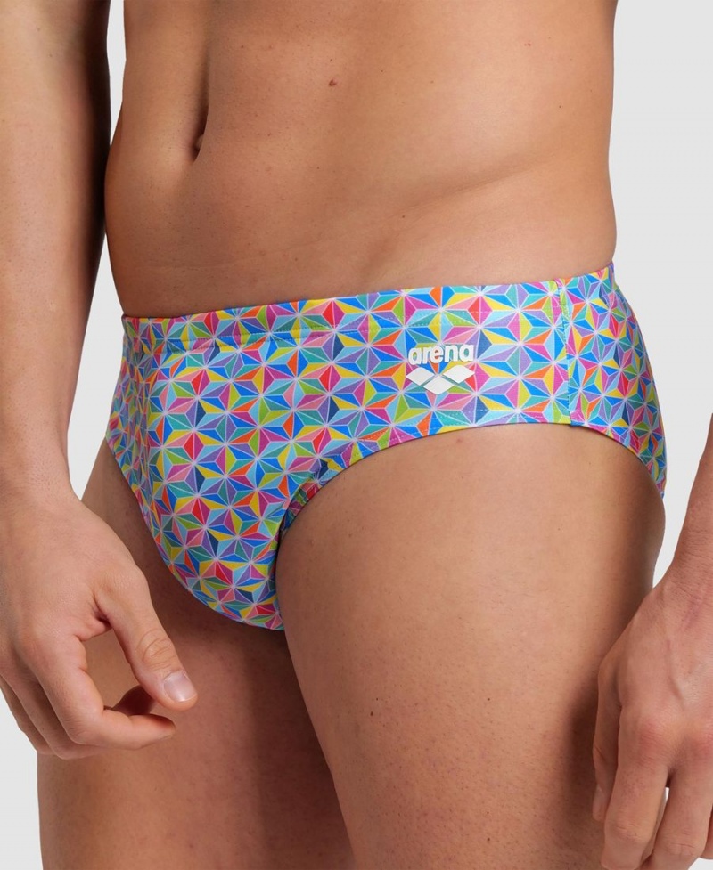 Slip de Bain Arena Starfish Blanche Multicolore Homme | AHW-30987260