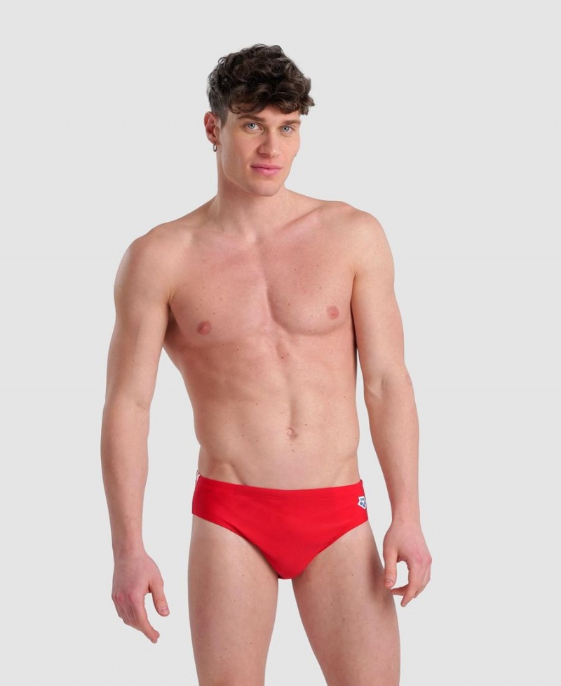 Slip de Bain Arena Icons Solid Rouge Homme | ADR-72492583