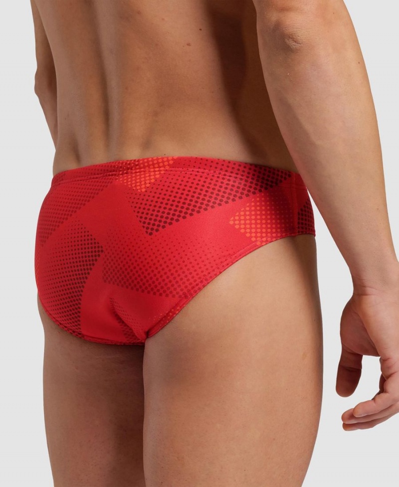 Slip de Bain Arena Halftone Rouge Homme | SER-67463481