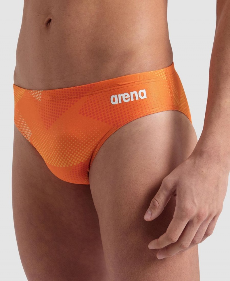 Slip de Bain Arena Halftone Orange Homme | VLP-74618269