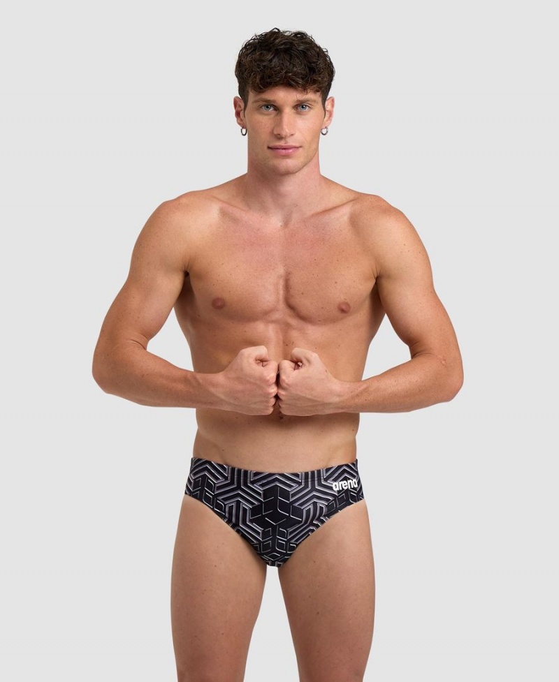 Slip de Bain Arena Kikko Pro Noir Multicolore Homme | HRT-94418485