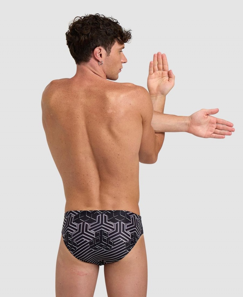 Slip de Bain Arena Kikko Pro Noir Multicolore Homme | HRT-94418485