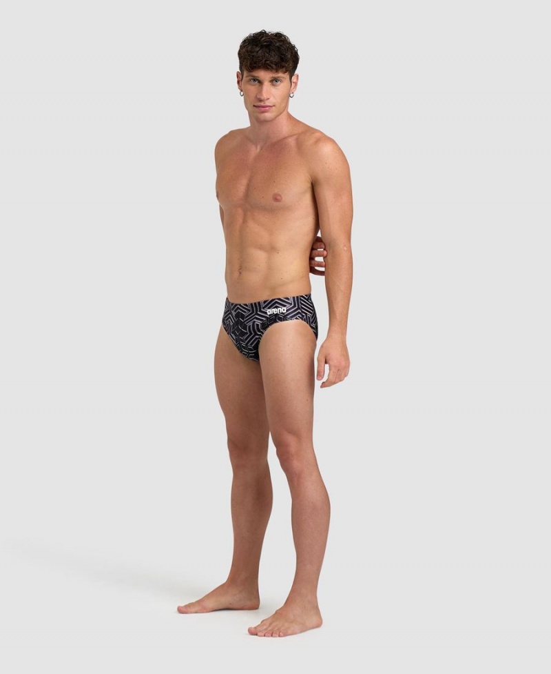 Slip de Bain Arena Kikko Pro Noir Multicolore Homme | HRT-94418485