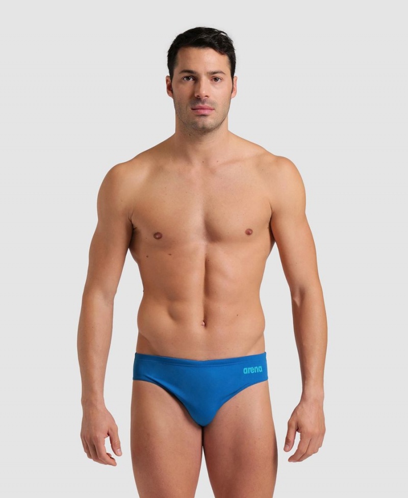 Slip de Bain Arena Team Solid Bleu Homme | UKV-61992631