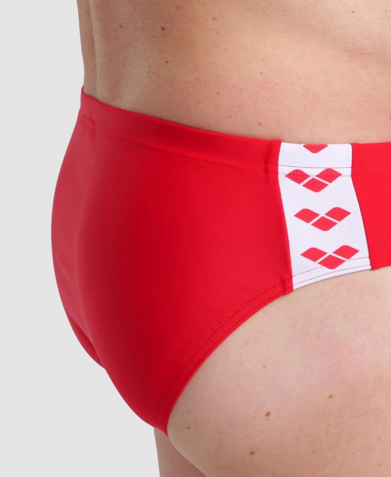 Slip de Bain Arena Icons Solid Rouge Homme | ADR-72492583