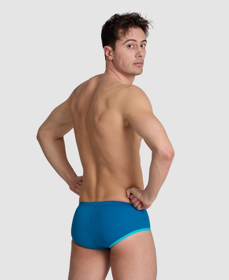 Slip de Bain Arena One Big Logo Bleu Turquoise Homme | OPW-53412335